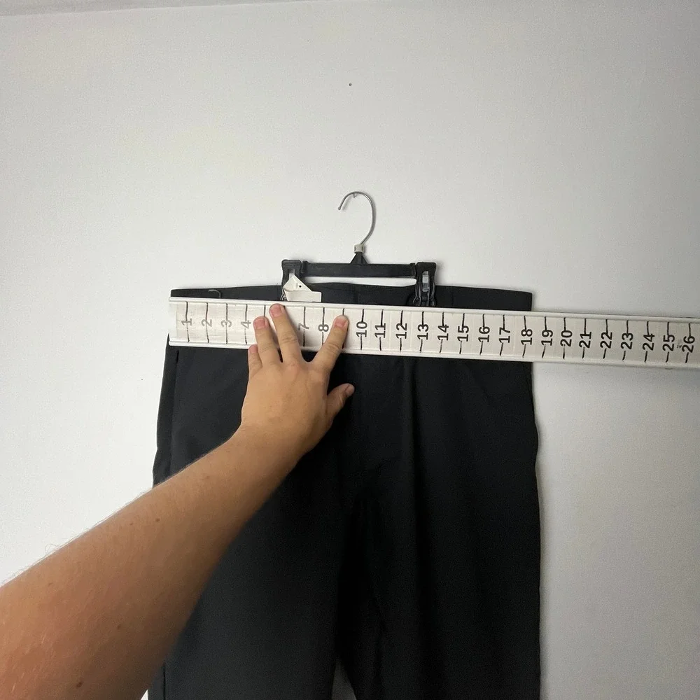 Banana Republic Performance Pants Mens 38x30 Caviar Black Golf Outdoor